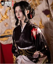 Demon Slayer Cosplay HSIU Kibutsuji Muzan Female appearance clothing Anime Cosplay Yaib Japanese style kimono