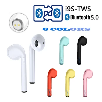 I9S TWS наушники 5,0 мини спортивные наушники свободные руки наушники для наушников всех смартфонов