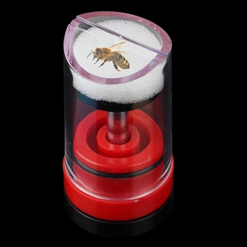 

Brand 1PCS Newest Queen Marker Prevent injuries Suitable for Bee Labeled Bottle Fertility Mark Plastic Bottle Beekeeping Tool
