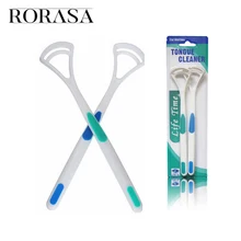 2 шт. кисть для языка скребок для чистки языка для ухода за полостью рта сохраняет свежее дыхание уход за зубами инструмент для очистки языка