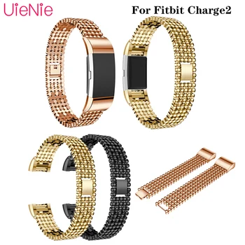 

For Fitbit Charge2 Five-Bead Round-Belt Strap for Fitbit Charge 2 Smart Watch Aluminum Alloy Replacement Wristband Accessories