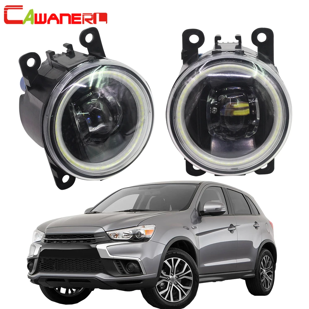 

Cawanerl For Mitsubishi RVR Car 4000LM H11 LED Fog Light Angel Eye Daytime Running Light DRL 12V 2013 2014 2015 2016 2017 2018