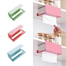 1 шт. японский стиль кухонный шкаф под подвеской бумажный Держатель салфеток вешалка для полотенец сверлильный вертикальный Утюг коробка для салфеток