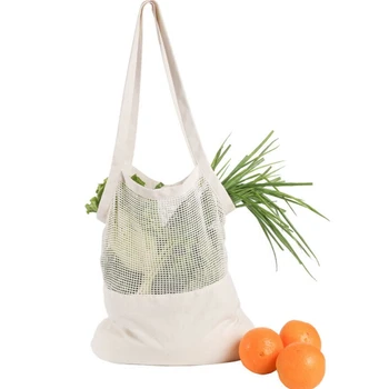 

Eco-friendly cotton shopping bag Reusable Eco Mesh Shopping Bag Grocery Storage Bags