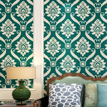 

3D Wallpaper European Style Flower Floral Fresco Living Room Bedroom Wallpaper Modern Textured Vinyl Wallpapers for Bed Room