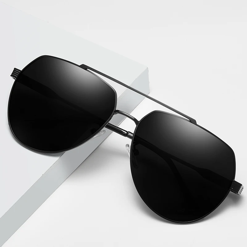 

ALBASSAM BRAND Mens Polarized Sunglasses Sports Rectangle Glasses Alloy Magnesium Frame UV400 Sun Glasses De Sol MM6223