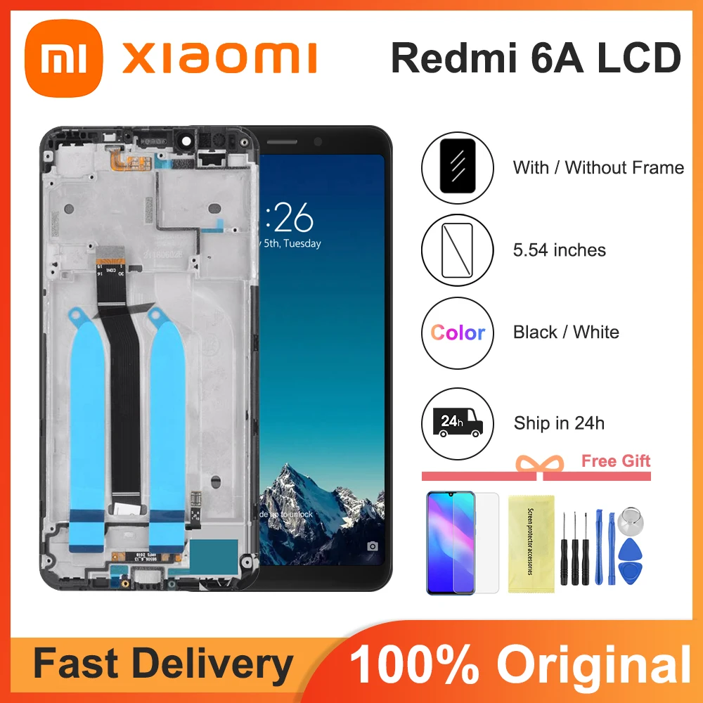 ЖК-дисплей с рамкой для Xiaomi Redmi 6 5 45 дюйма качество AAA сменный ЖК-экран 6A в сборе