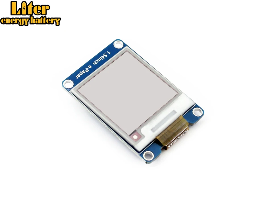 Waveshare 1,54 ''E-paper, 200x200, 1,54 дюймов E-Ink дисплей, три цвета дисплея: красный, черный, белый. SPI интерфейс, без подсветки