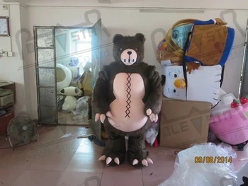 

quality brown bear mascot costumes cartoon monster bear mascot design