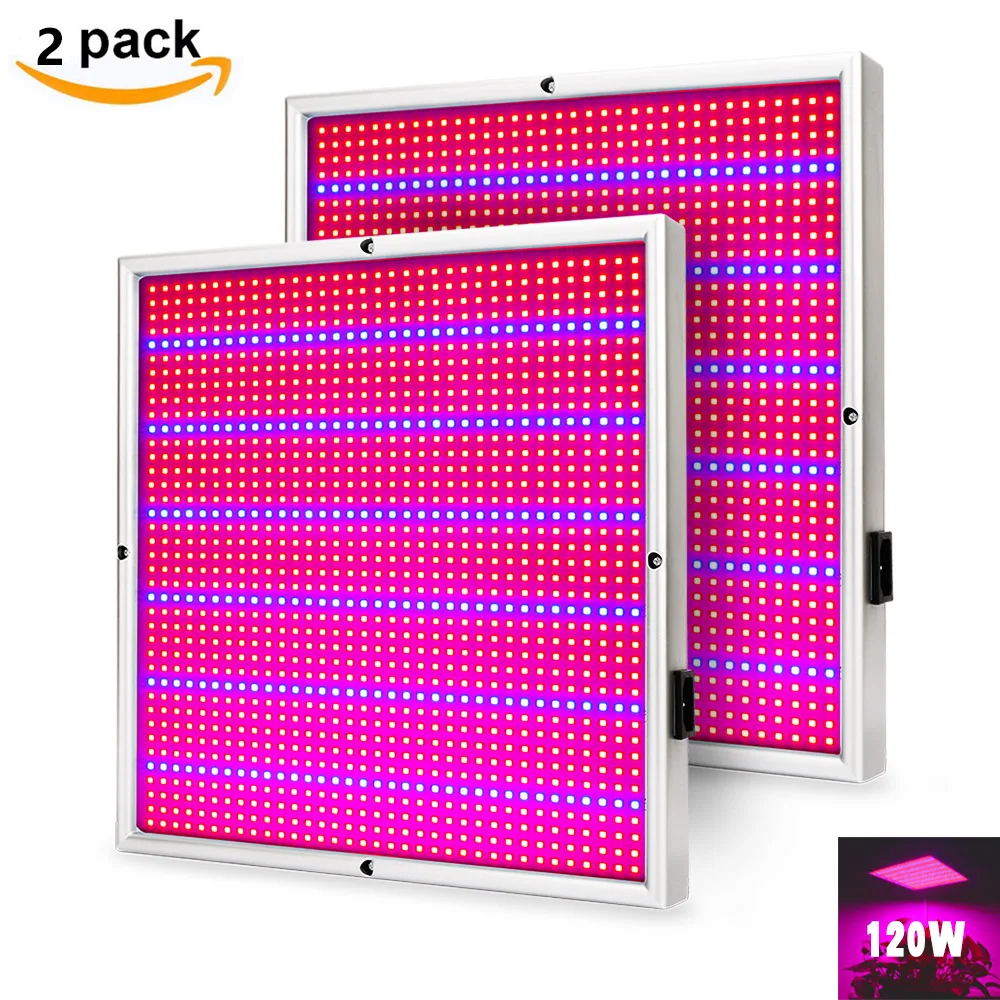 (2 шт./упак.) 45W 225LED/120W 1365LED фисветильник ПА полного спектра для растений овощей