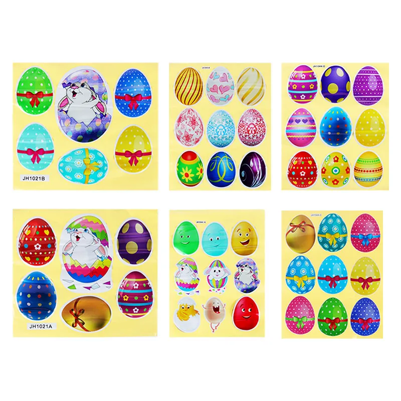 

1pcs Easter Decoration Wall Stickers Chocolates Eggs Window Sticker Easter Decor for Home Funny Chicken Stickers Easter Day Gift