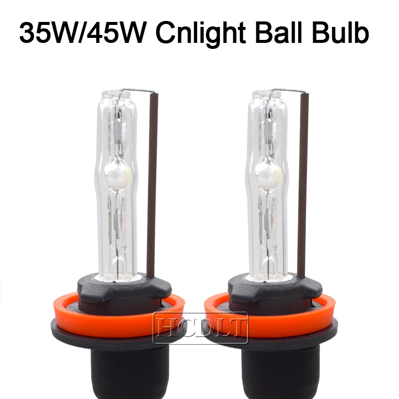 HCDLT Genuine 35W 45W Cnlight Ball Bulb 4300K 5000K 6000K Car Xenon Lamps H1 H11 9005 9006 H7 For Auto Headlight Ballast Kit