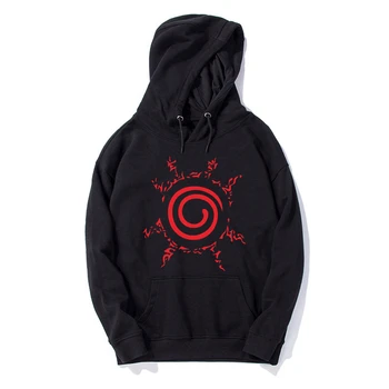

Naruto Hoodie for Men Uzumaki Naruto Sasuke Uchiha Sharingan Hooded Sweatshirt Women Fleece Hip Hop Pullover Streetwear Hoody