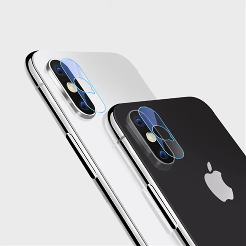 

For iPhone X 2Pcs Tempered Glass Protection Camera Lens For iPhone X XS XR MAX 6 6S 7 8 Plus Camera Lens Screen Protective Film