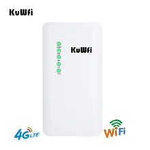 KuWFi разблокированный 150 Мбит/с 4G LTE Wifi CPE маршрутизатор, открытый водонепроницаемый CAT4 беспроводной маршрутизатор Поддержка 32 Wifi пользователей работает с ip-камерой