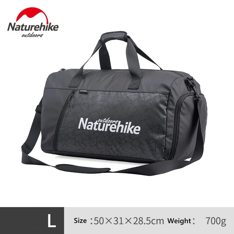 L Black Naturehike, водонепроницаемая, вместительная, унисекс, Спортивная, сухая, влажная, разделительная сумка, для спортзала, для плавания, сумка для хранения, для улицы, дорожная сумка - Цвет: L Black