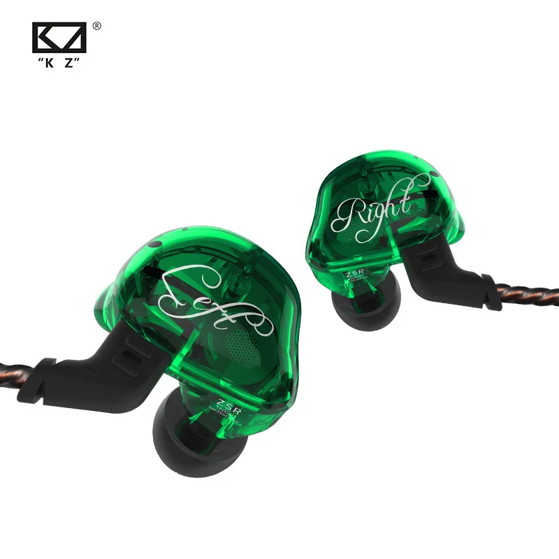 

New KZ ZSR Balanced Armature With Dynamic In-ear Earphone 2BA+1DD Unit Noise Cancelling Headset With Mic Replacement Cable