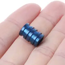 Титановый сплав нож бусины веревка шнур EDC Paracord бисера Кулон металлические подвески для творчества