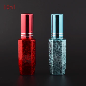 

10ml UV Hexagonal bottle Portable Glass Refillable Spray Perfume Bottle Empty Glass Perfume Bottles Atomizer Container