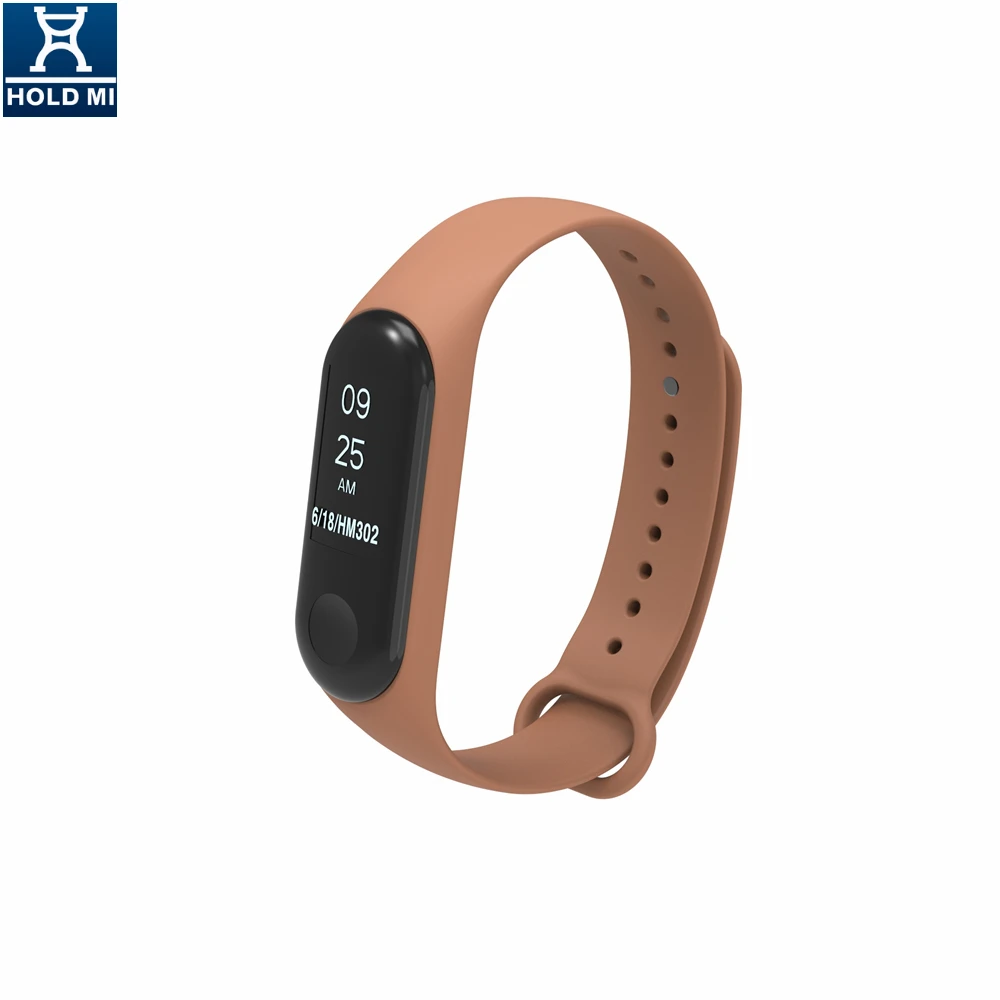 Сменный силиконовый ремешок HOLD mi для Xiaomi band 4 аксессуары умных часов Band 4|Ремешки