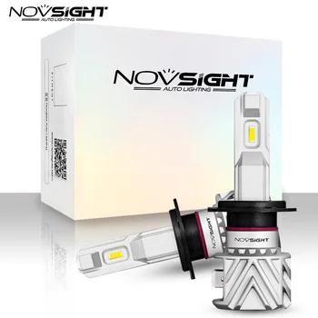 

NOVSIGHT Led H7 Car Headlight Bulbs H4 H1 H11 H8 HB4 9005 HB3 40W 7000LM 1:1Mini Car Accessories 6000K White Auto Led Fog Lights