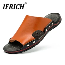 Лидер продаж; мужские тапочки; уличные тапочки с мягкой подошвой; мужские удобные массажные пляжные шлепанцы; Летняя мужская повседневная обувь на плоской подошве; размеры 38-45