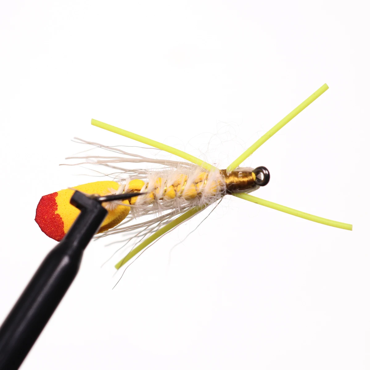 Wifreo 4 шт. желтый Хоппер Madam Dry Fly коричневый Радуга Cutthroat форель Fly Рыбалка свежая вода пена мухи размер#10