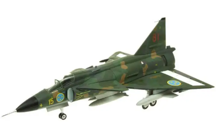 Авиация 72 Saab viggen шведский ВВС 15 81 Швеция 1/72 литье под давлением модель самолета| |