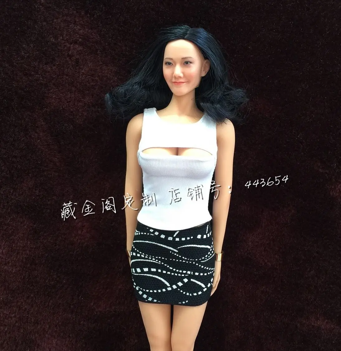 1:6 scale White/Black Female skirt course F 12&quot PH UD JO Action Figure Doll Toy | Игрушки и хобби