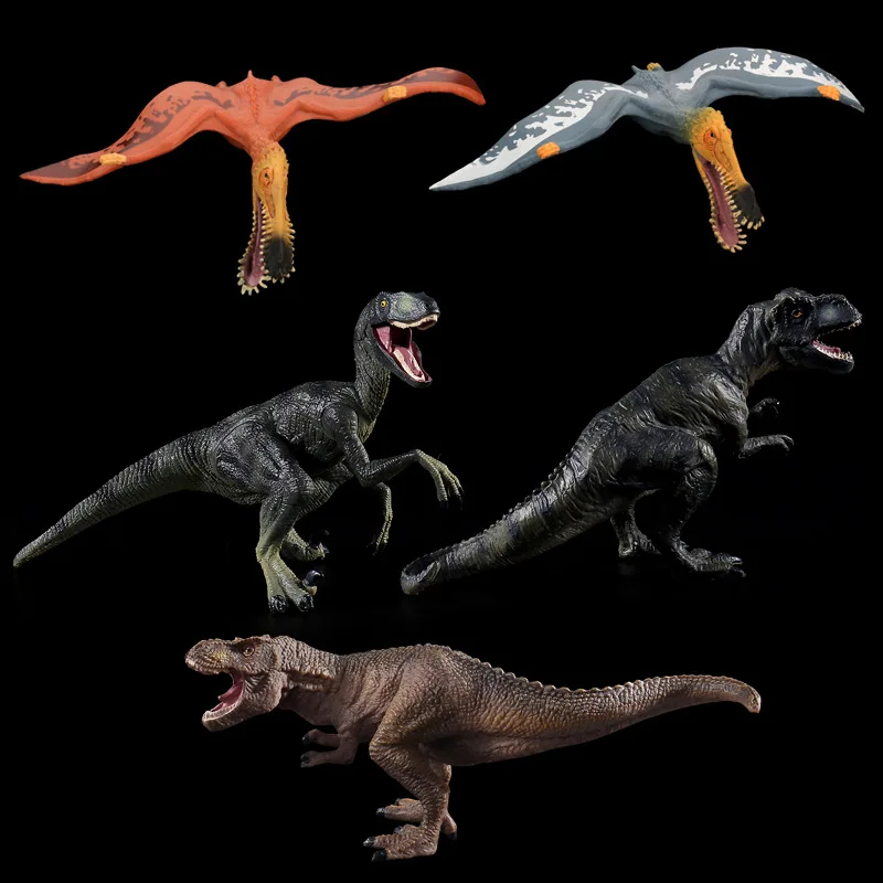 

Jurassic Solid Simulated Dinosaur Models CHILDREN'S Toy 7-Selectable Quetzalcoatlus Dimetrodon Velociraptors