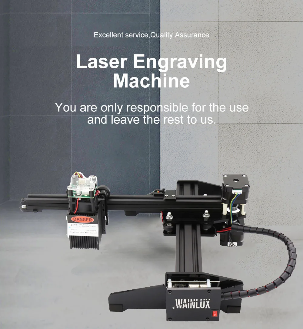 Wainlux Laser Engraver 20W JL4 Laser Engraving Machine Master 2S DIY Logo Mark Printer Cutter Milling CNC Carving Area 140x130mm