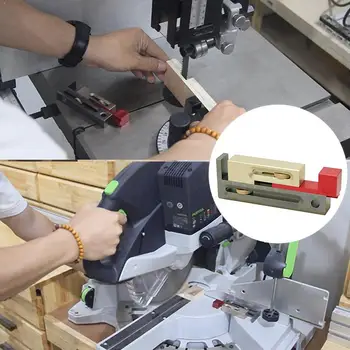 

Saw Slot Regulator With Box Push Table Saw Slot Adjuster Movable Tools Block Woodworking Compensation Measuring Length F2L2