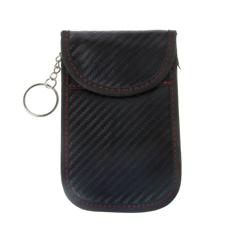 Large Faraday Bag for Cell Phone 2pcs Faraday Bag Key Fob Signal Blocking Anti Theft Keys Safe Signal Blocking Bag Keyless Entry RFID Fob Key Security Box Protector Signal Blocking Pouch for Car