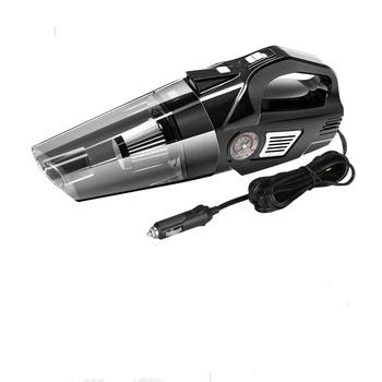 

E-FOUR 4 in 1 Car Vacuum Cleaner Portable Handheld Multi-Use Dust Buster Wet/Dry Car Air Compressor Tire Inflator 12V 120W