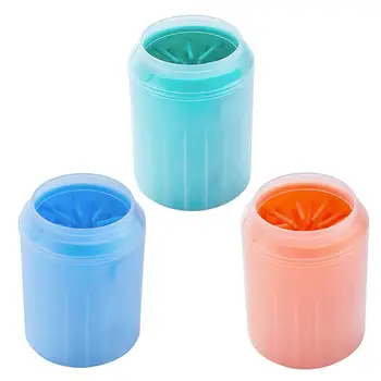 

Portable Dog Paw Cleaner Cup Soft Silicone Foot Wash Tool Pet Cat Dirty Paw Cleaning Cup for Small Large Dogs Pet Feet Washer