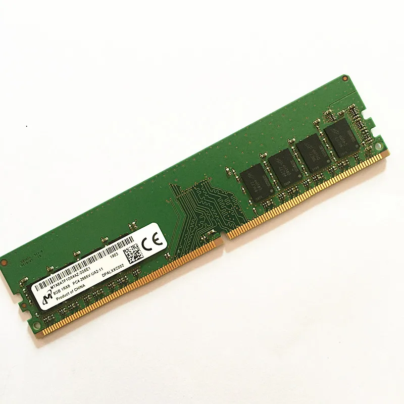 Micron DDR4 RAMS 8GB 2666MHz Desktop Memory DDR4 8GB 1RX8 PC4