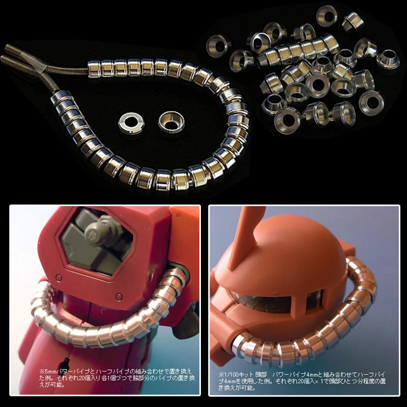 NEW HD GUNDAM Model Zaku Modification of Metal Supplements Fitting Spare Parts Power Tube Action Toy Figures |