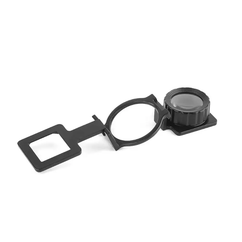 Metal Foldable Magnifier 20X Linen Tester Loupe Cloth Thread