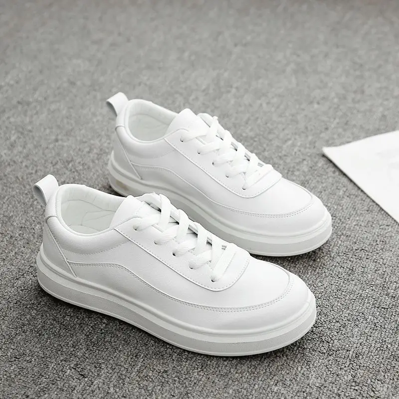 

Versatile Base Small White Shoes Women's Autumn 2019 New Style Athletic Shoes Student Korean-style CHIC Shoes Flat White Shoes