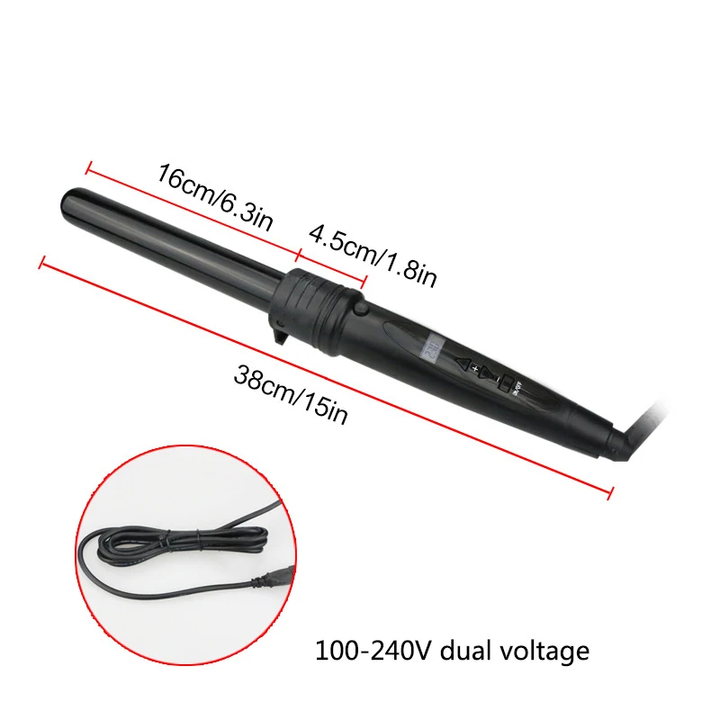  Multifunctional 6 in 1 Curl Bar LCD Curling Ceramic Flat Iron Straightening Machine with 6x Shape R