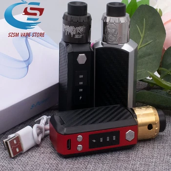 

Original Electronic Cigarette 30-80W Vape Box Kits Temperature Control 1500mAh Battery Box Mod Kits VAPE E Cigarettes