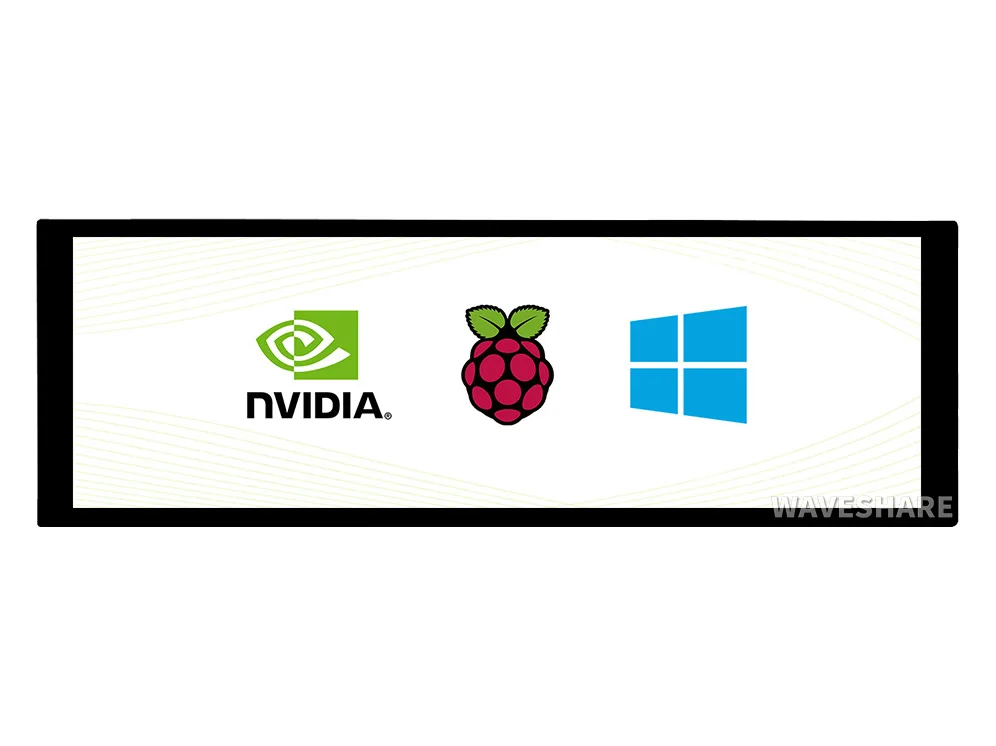 Tela de Toque Cobertura de Vidro Todas as Versões de Raspberry Polegada Hdmi Capacitivo Ips Temperado Suporta pi – Jetson Nano pc 7.9 Lcd