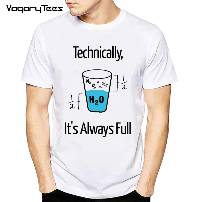 

VagaryTees 2022 New men Funny Science Joke Design T-Shirt Casual Short Sleeve Tee Novelty Tops