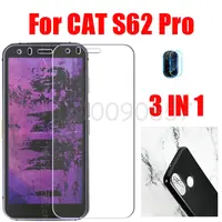 3-in-1 Case Glass For CAT S62 Pro Screen Protector Glass Full Protection on For CAT S62 Pro Camera Lens Glass 2