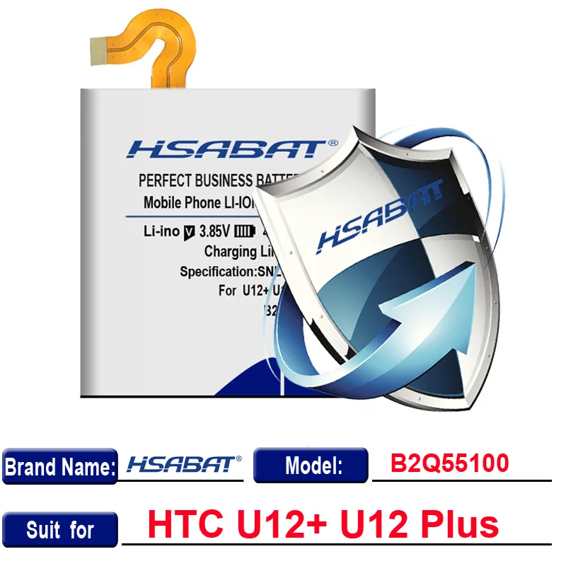 HSABAT B2Q55100 4200mAh аккумулятор для htc U12+ U12 Plus батареи
