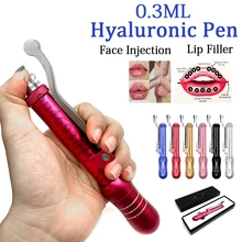 0,3 МЛ красная гиалуроновая ручка для губ, кожный наполнитель, инжектор, мезо, гиалурон, ручка для инъекций, против морщин, для губ, лица, лифтинг, стабилизатор, пресс