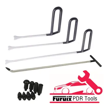 

Furuix PDR Dent Removal Rods Tools Dent Repair Kit Rod Whale Tail tap down with R1 push hooks