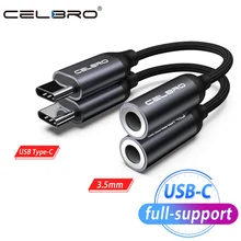 2 шт. Usb type C до 3,5 мм разъем AUX аудио кабель для samsung Galaxy Note 10 Plus huawei P30 Honor 20 Pro AUX 3,5 мм адаптер для наушников