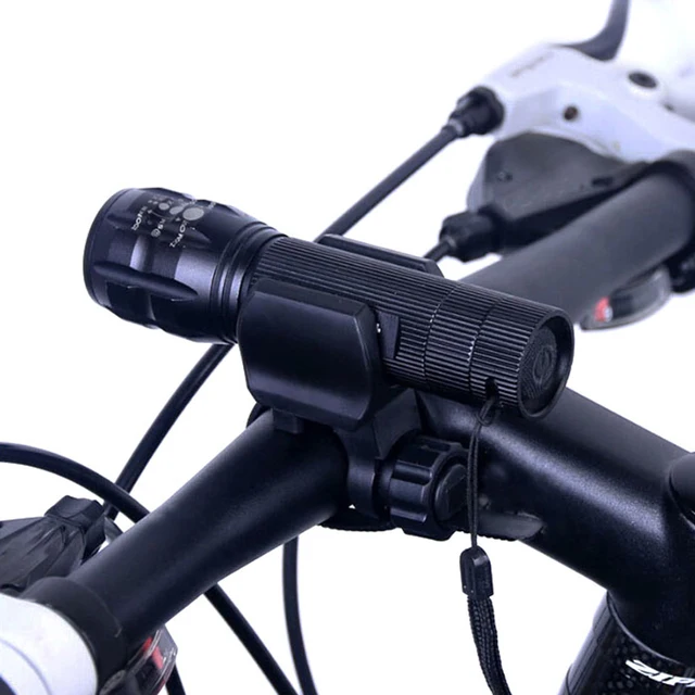 thumbnail image 2 of New 360° Swivel Bicycle Bike Mount Holder Clip Clamp For Led Flashlight Torch US 2 of 13