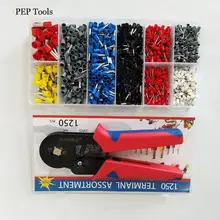 Sopoby – Kit d'outils de sertissage de virole, 0.08 à 16 mm2, 1200 pièces, pince à sertir embouts de fil